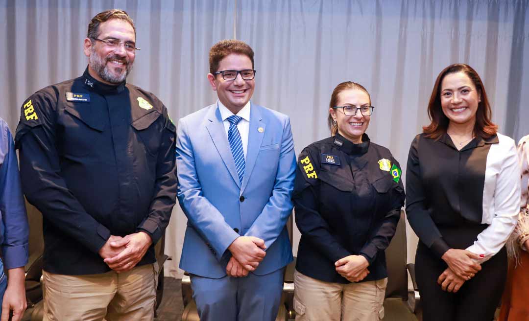 Gladson e Mailza prestigiam posse da nova superintendente da Polícia Rodoviária Federal