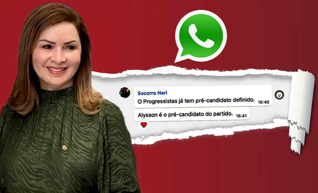 “Alysson é o pré-candidato do partido”, diz presidente da executiva municipal do PP, deputada federal Socorro Neri