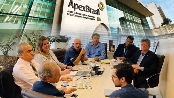 Na Apex Brasil, diretoria da OCB Acre e Cooperacre debatem estratégias para fortalecer o cooperativismo acreano