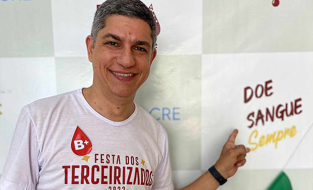 Calegário visita Hemoacre e destaca importância das campanhas de doação de sangue