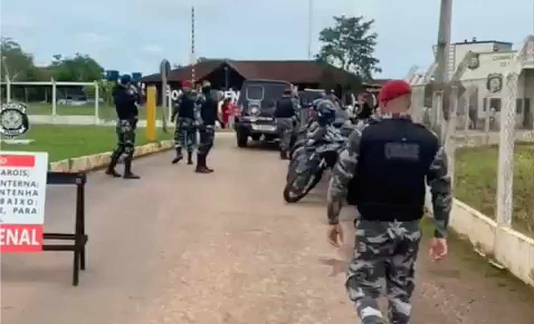 Policiais penais são feitos reféns em rebelião em presídio de Rio Branco nesta quarta   