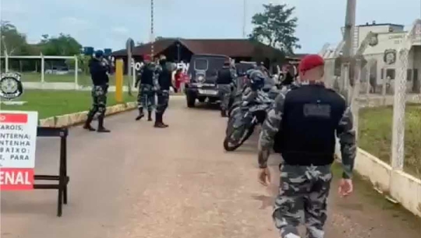 Policiais penais são feitos reféns em rebelião em presídio de Rio Branco nesta quarta   