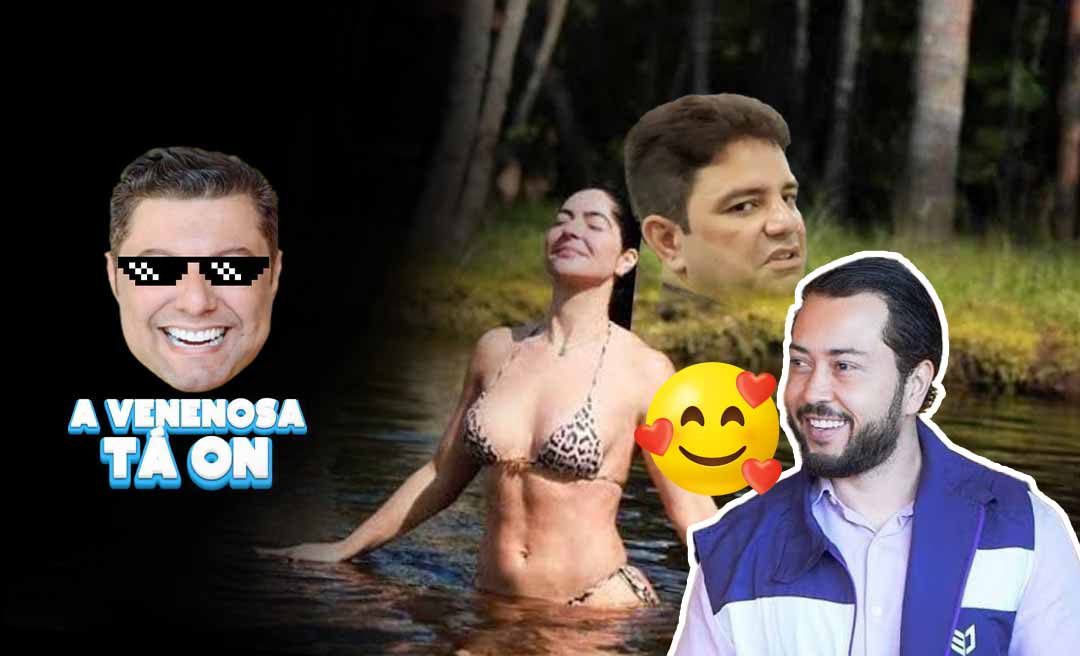 Emerson Jarude e Ana Paula Correia (ex-esposa do governador Gladson Cameli) vivem romance