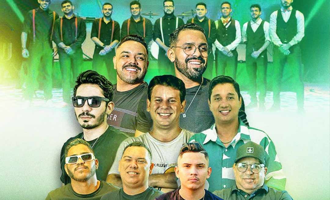 Artistas se apresentam na Noite do Samba da Expoacre no sábado