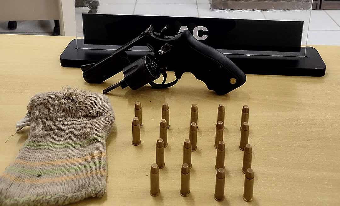 Homem é preso com arma de fogo e munições durante abordagem em Sena Madureira