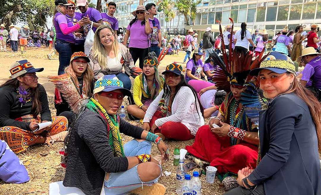 Em Brasília deputada Dra. Michelle Melo participa da Marcha das Margaridas