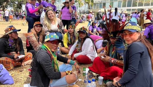 Em Brasília deputada Dra. Michelle Melo participa da Marcha das Margaridas