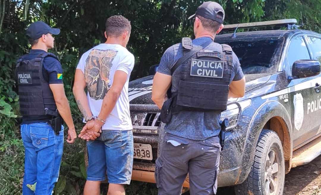 Polícia prende homem acusado de estuprar, matar mulher e jogar o corpo em matagal em Brasileia 