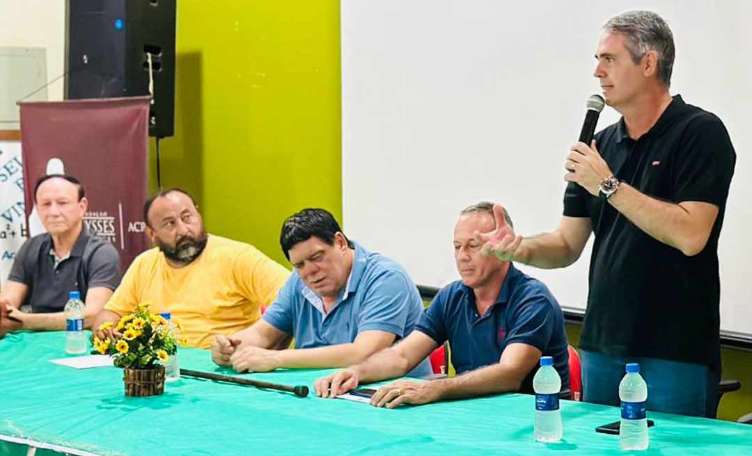 Em Acrelândia, Marcus Alexandre participa da eleição do diretório municipal do MDB