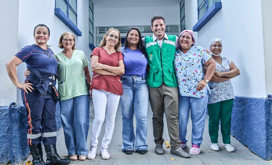 Em Xapuri, Gladson entrega revitalização do Hospital Epaminondas Jácome e anuncia projeto de nova unidade de saúde