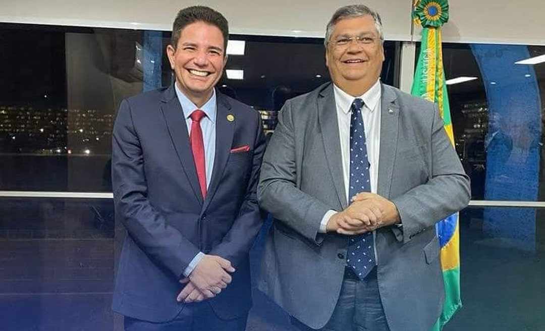 Em reunião com Flávio Dino, Gladson pede reforço nas ações de segurança no Acre