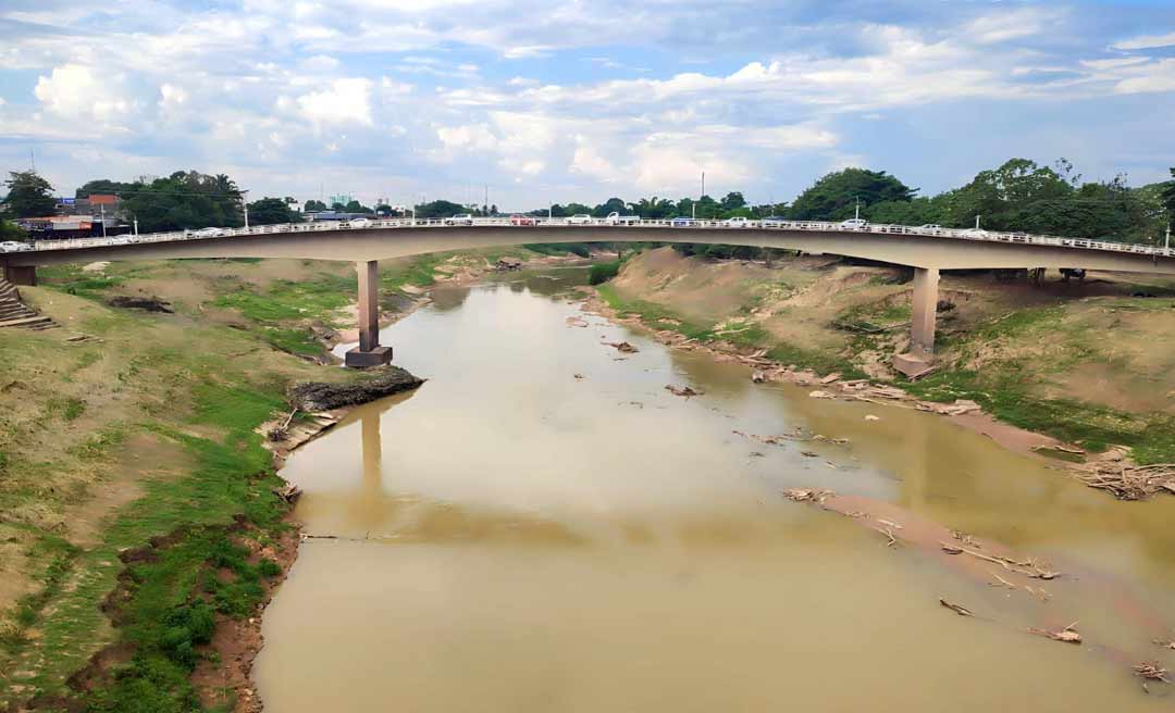 Com dois centímetros abaixo de 2 metros, nível do Rio Acre pode ficar ainda menor em setembro