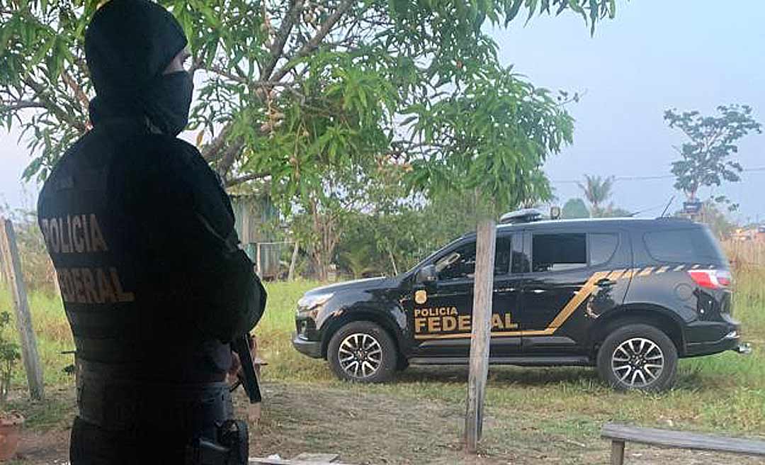 Operação da PF combate o tráfico de drogas e comércio ilegal de armas de fogo em Plácido de Castro