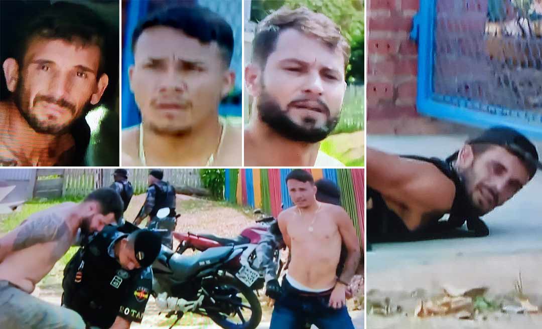 Após mais de 2h de negociação, trio de faccionados libera vítimas e se entrega à polícia