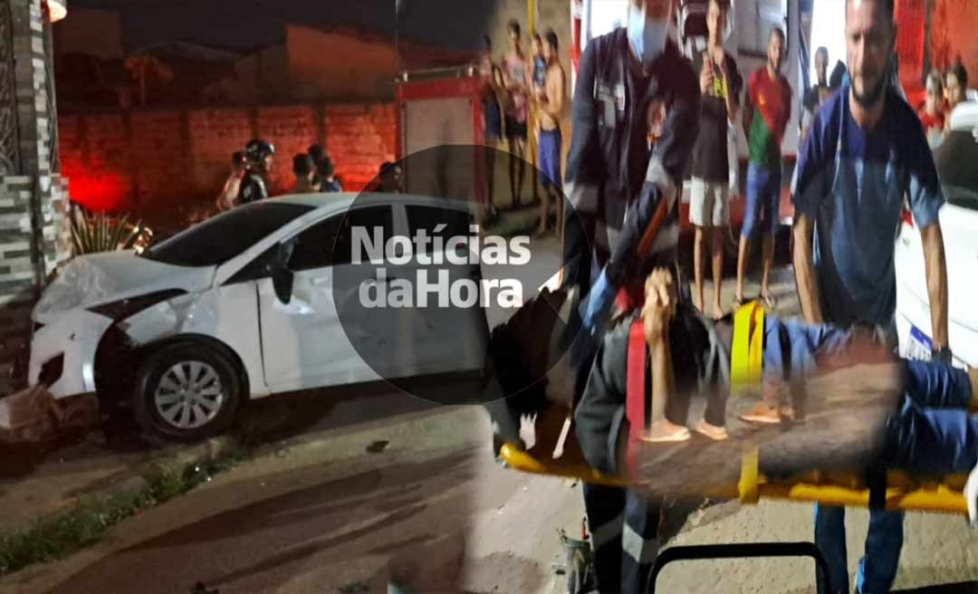 Imprudência na Capital: motorista invade preferência e acerta motociclista