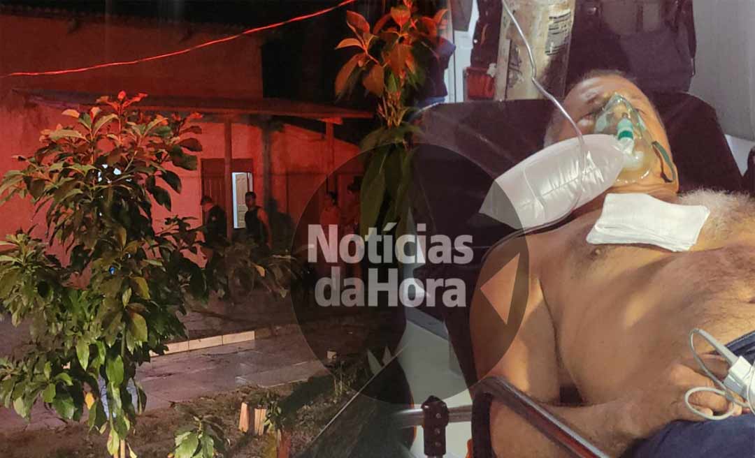 Idoso é atingido por bala perdida enquanto dormia em sua casa no bairro Canaã