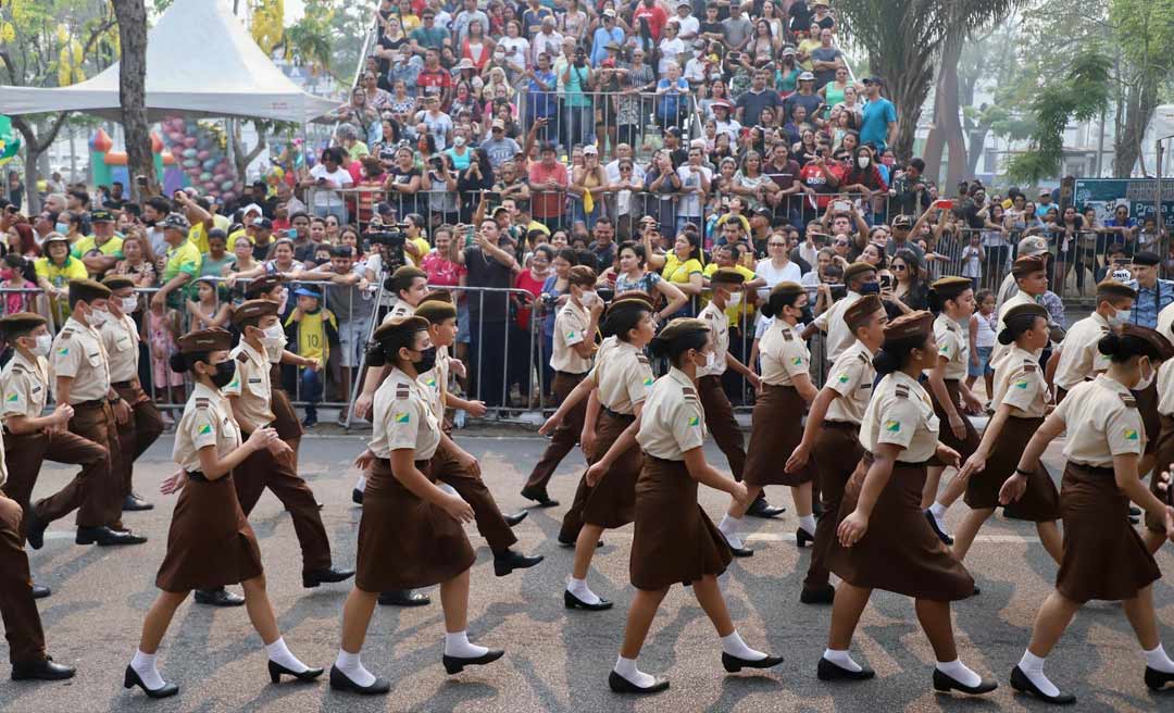 Desfile de 7 de Setembro: vias principais de Rio Branco estarão fechadas das 7h às 9h