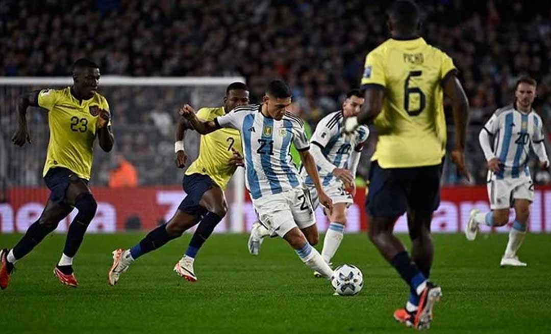 Eliminatórias: Messi faz golaço e Argentina vence Equador no Monumental de Núñez