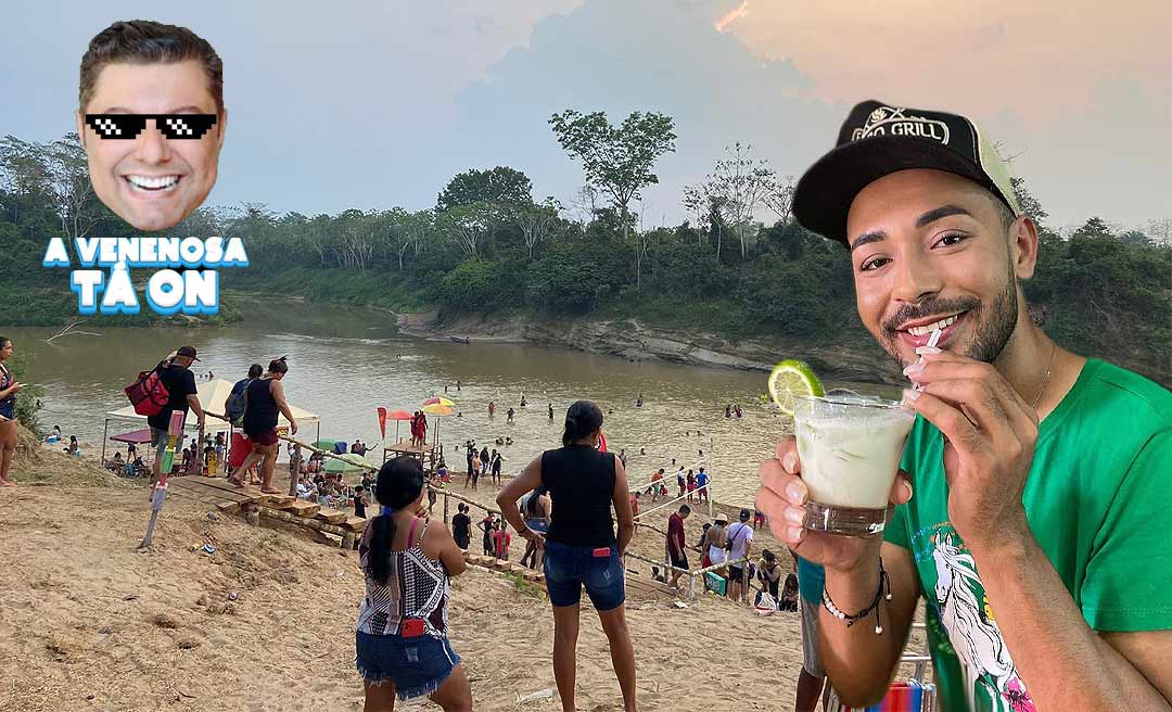 Verão, solzão e água de coco. Influenciador Diego Nycolas mostra bastidores do que vai rolar no Fest Verão de Xapuri