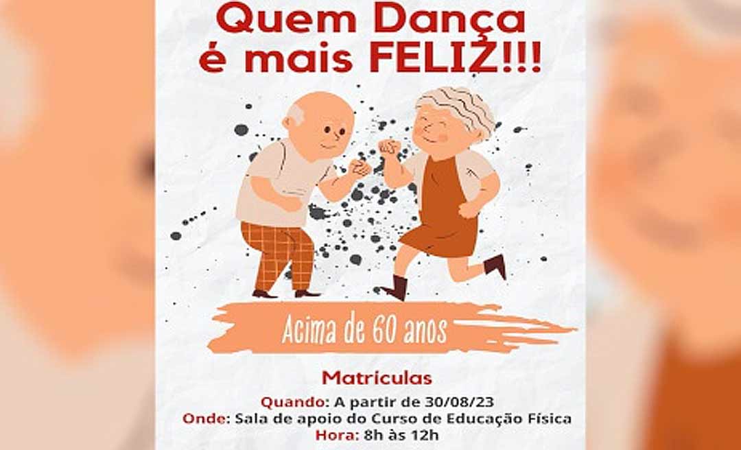 Quem Dança É Mais Feliz! Matrícula para aula de dança para 3ª idade encerra nesta segunda