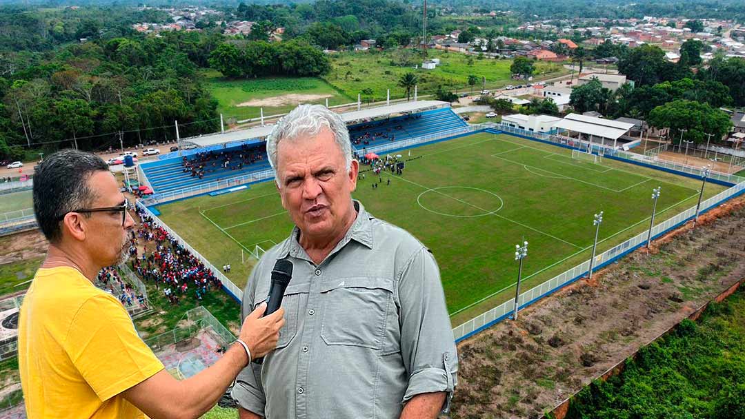 Petecão garante recursos para iluminação do estádio ‘Marreirão’, em preparação para a Copa da Floresta