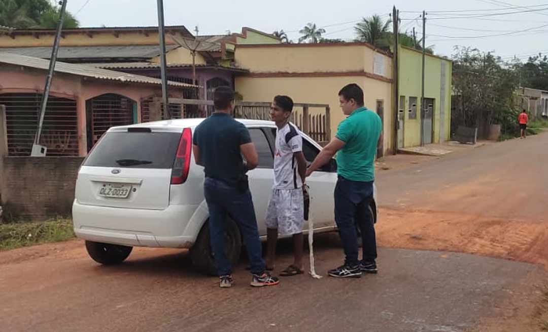 Polícia Civil prende homem suspeito de tráfico de drogas após fuga em Sena Madureira