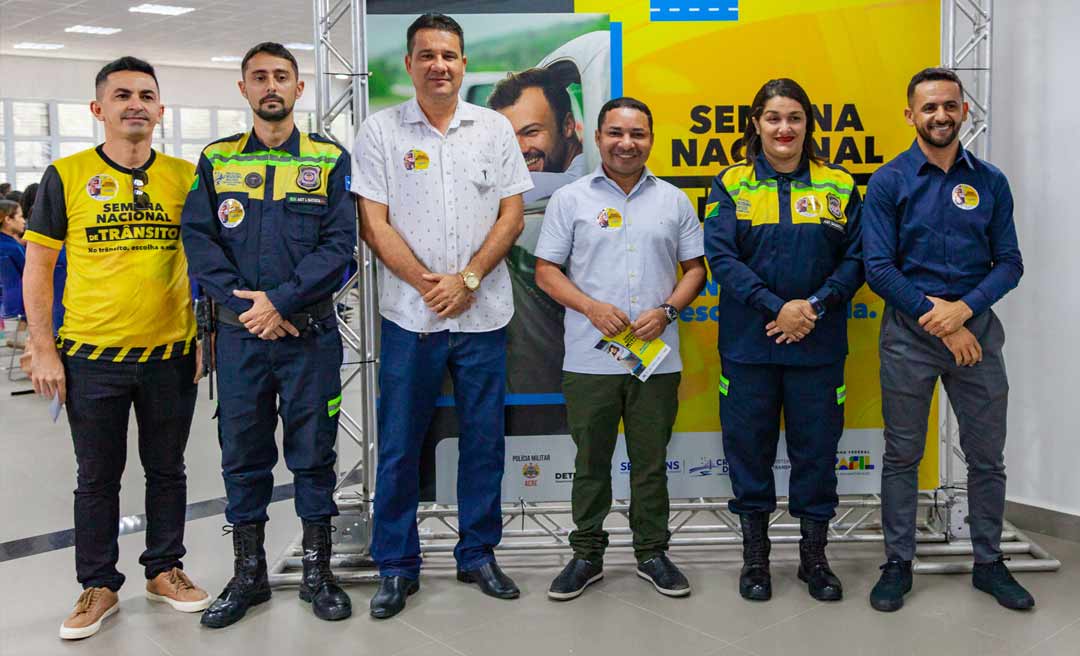 Prefeitura de Cruzeiro do Sul e parceiros lançam campanha da Semana Nacional de Trânsito