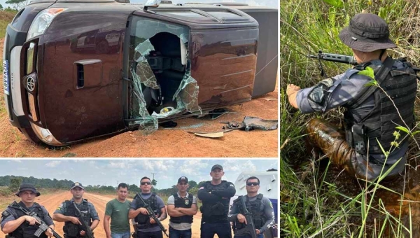 Assalto em Boca do Acre: um dos assaltantes é morto e três continuam foragidos