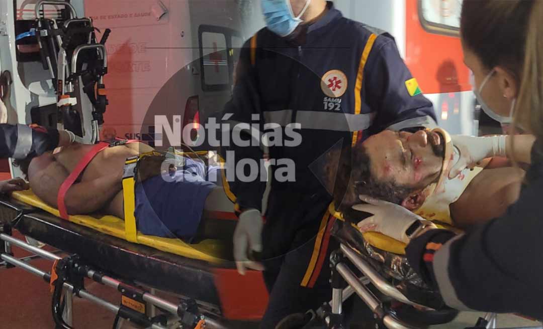 Homem sofre atropelamento na Avenida Ceará, em Rio Branco, após ingerir bebida alcoólica