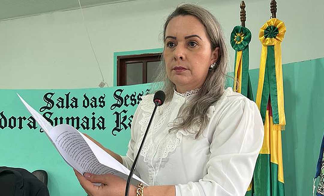 Vereadora do Bujari Aparecida Rocha cobra Prefeitura o pagamento do piso da Enfermagem, com retroativos