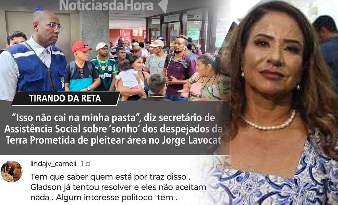 “Tem que saber quem está por traz disso. Algum interesse político tem”, diz dona Linda Cameli, mãe de Gladson, sobre manifestações das famílias da Terra Prometida