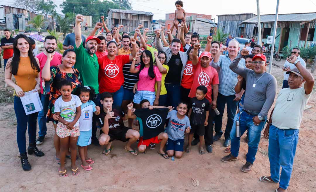 Gladson anuncia a construção de 224 unidades habitacionais para moradores da ocupação Marielle Franco, em Rio Branco