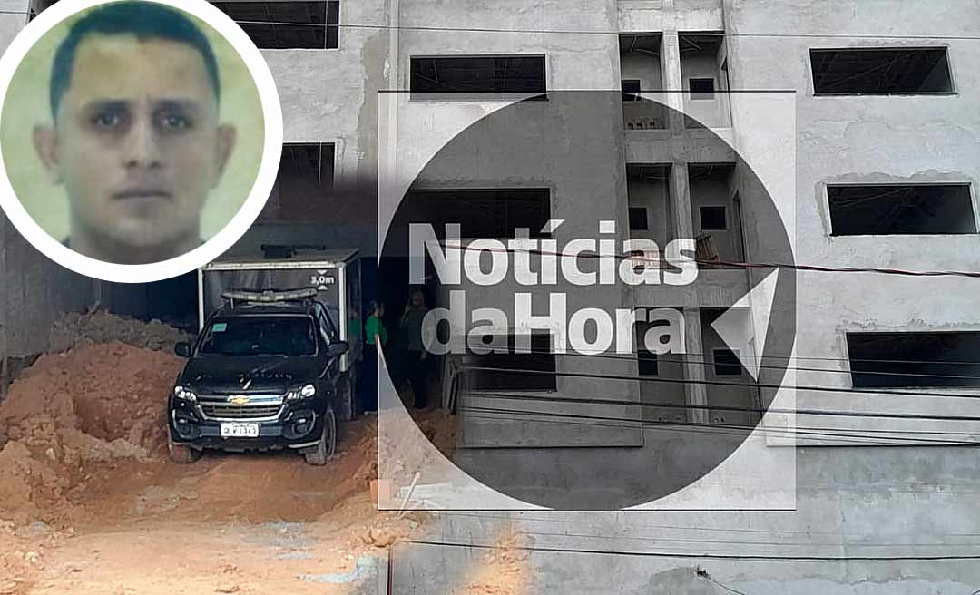 Em Rio Branco, pedreiro cai de uma altura de 16 metros de prédio e tem morte instantânea