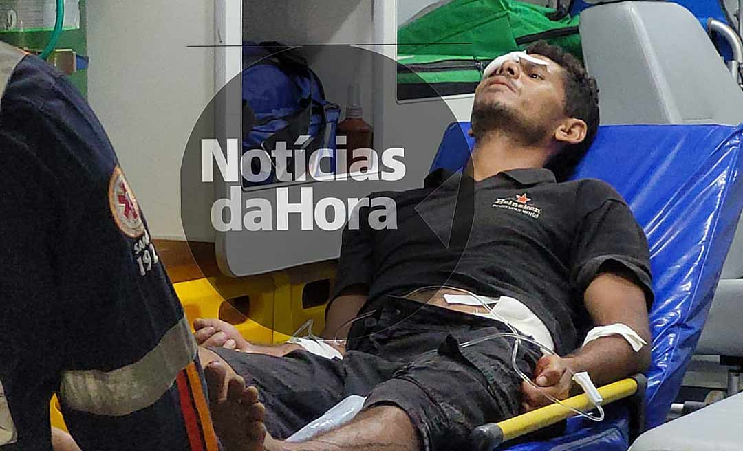 Falso amigo tenta matar homem durante bebedeira no Santa Inês e vítima vai parar no Pronto-Socorro