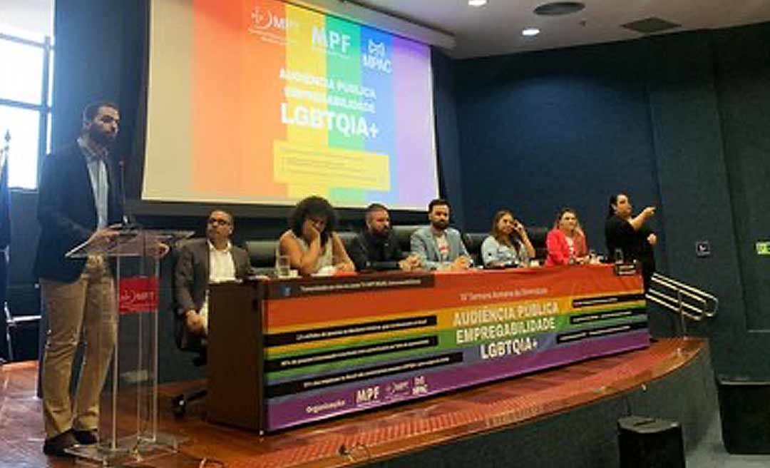 MPF recebe audiência pública sobre empregabilidade da população LGBTQIA+ no Acre