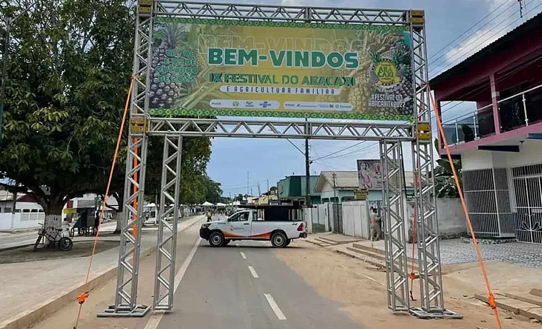 Apagões elétricos marcam início do Festival do Abacaxi em Tarauacá