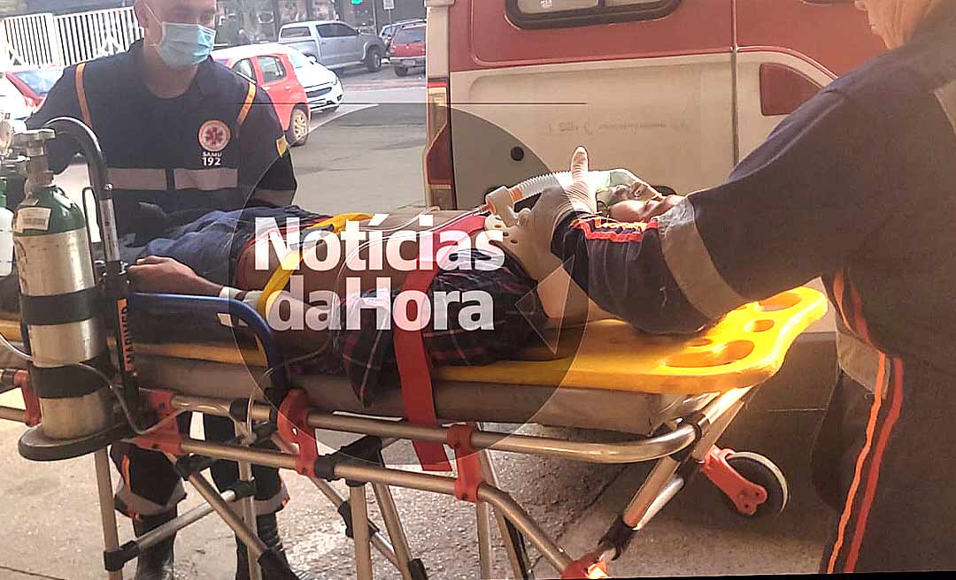 Sem capacete e embriagado, jovem sofre acidente na zona rural de Rio Branco