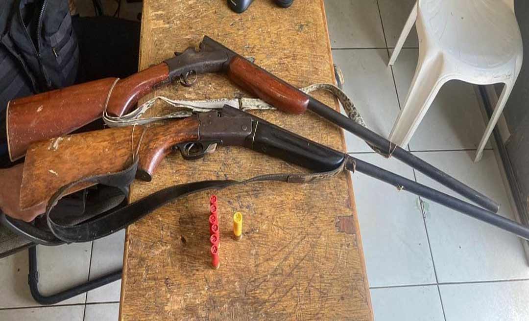 Homem acusado de estupro é preso com duas armas de fogo em Porto Acre