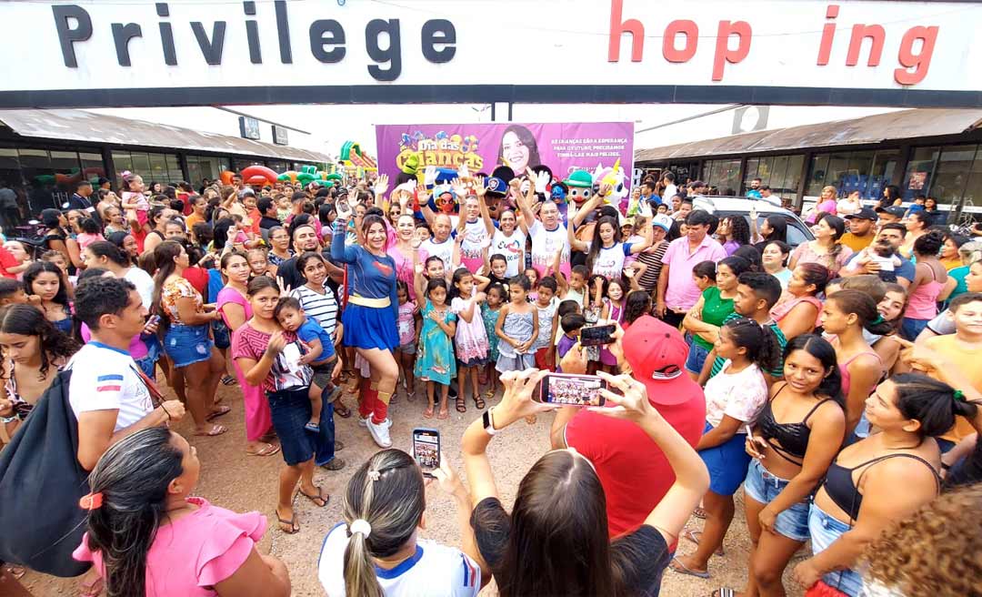 Taísa Onofre encerra Ação Social do Dia das Crianças com mega evento em Boca do Acre