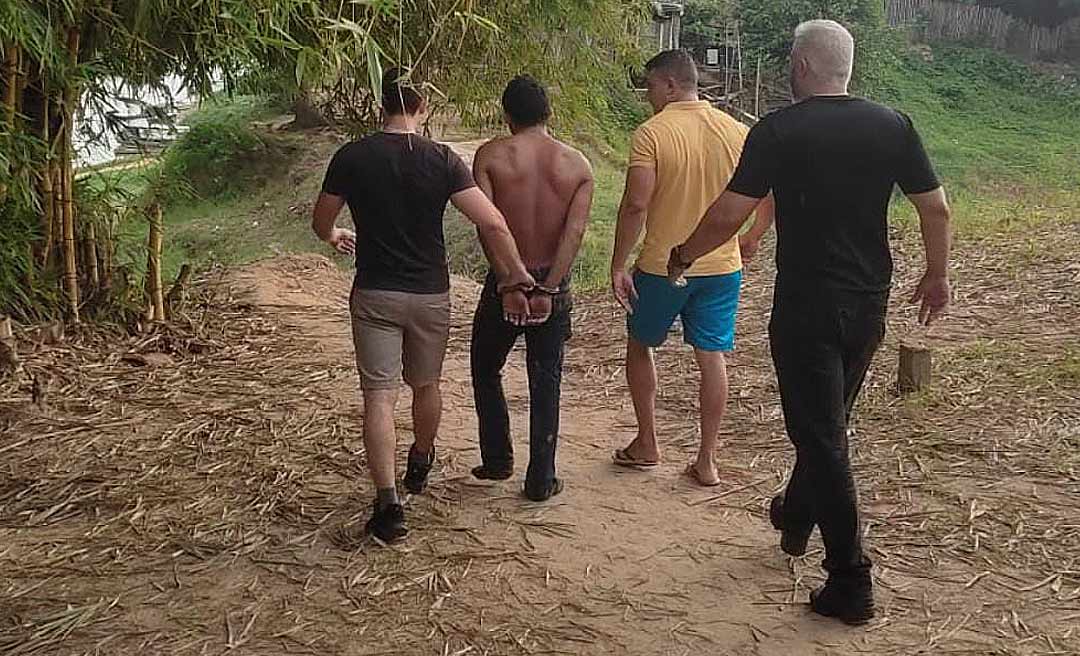 Homem que matou marceneiro por vingança é preso em flagrante pela Polícia Civil em Sena Madureira