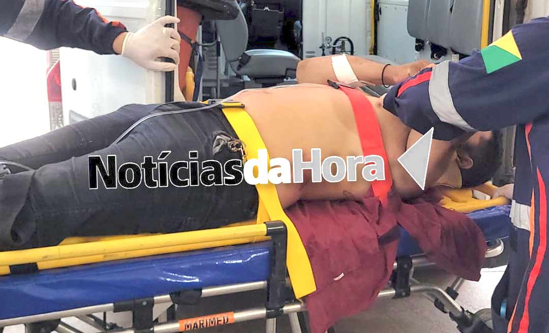 Jovem é atropelado por veículo ao trafegar de bicicleta por rua do Belo Jardim, em Rio Branco