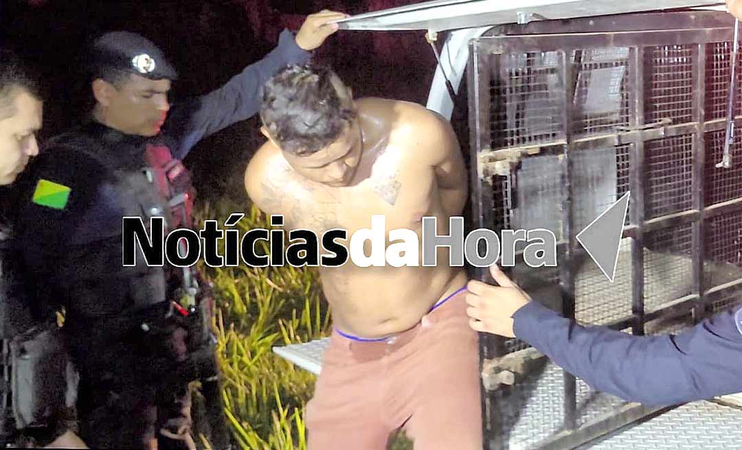 Foragido da justiça é detido após atitude suspeita no Bairro Aeroporto Velho