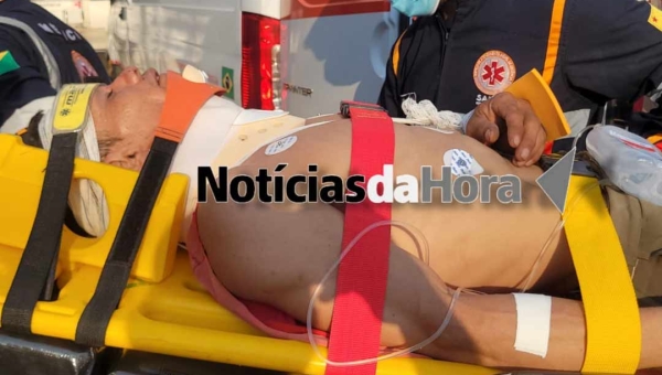 Trabalhador sofre traumatismo craniano após cair de telhado na zona rural de Porto Acre