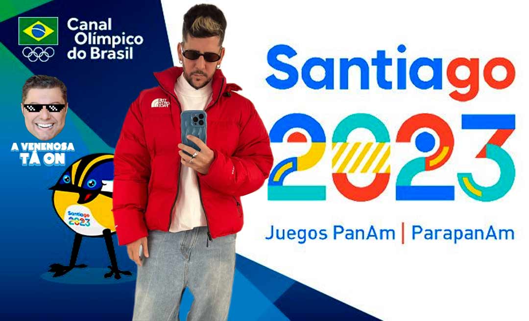 Caio Braz - irreverência, informação e diversão nos jogos Panamericanos 2023