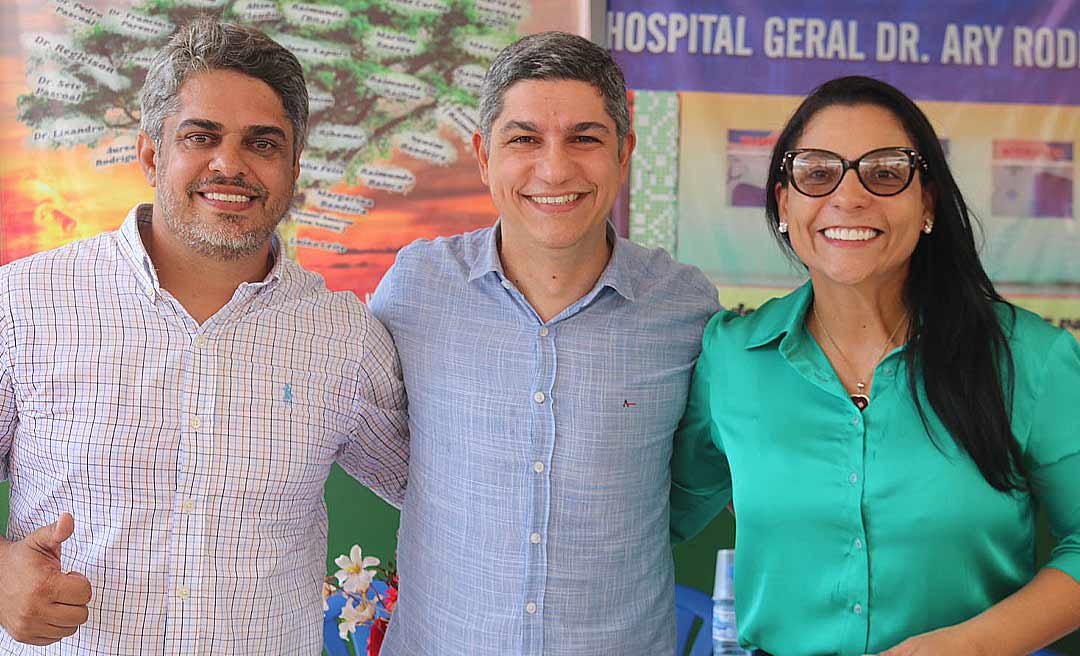 Calegário participa de comemoração dos 41 anos do Hospital Dr. Ary Rodrigues, em Senador Guiomard