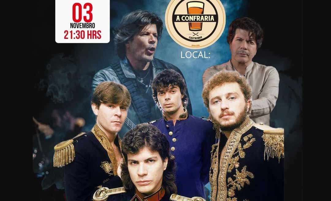 Revivendo sucessos dos anos 80 "Especial RPM" acontece nesta sexta (3) em Rio Branco