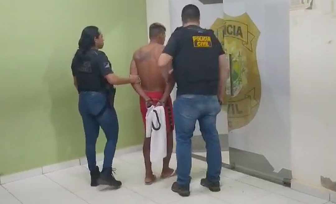 Polícia Civil prende terceiro autor de dupla tentativa de homicídio em Sena Madureira