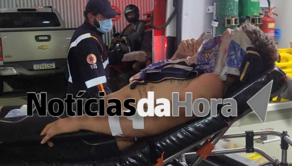 Jovem recebe tiro na boca e diz que foi vítima de bala perdida no Taquari