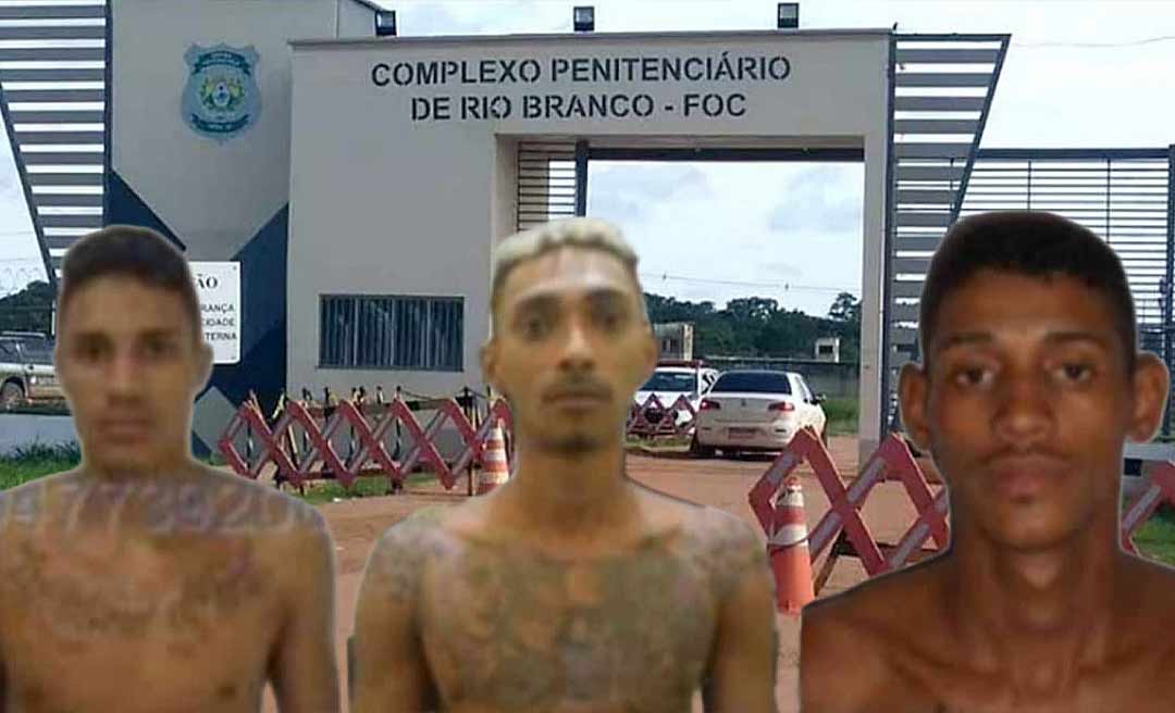 Seis detentos são recapturados e dois seguem foragidos do Complexo Penitenciário de Rio Branco