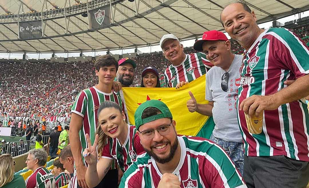 Tricolor fanático, Petecão vai ao Maracanã assistir Fluminense e Boca Juniors